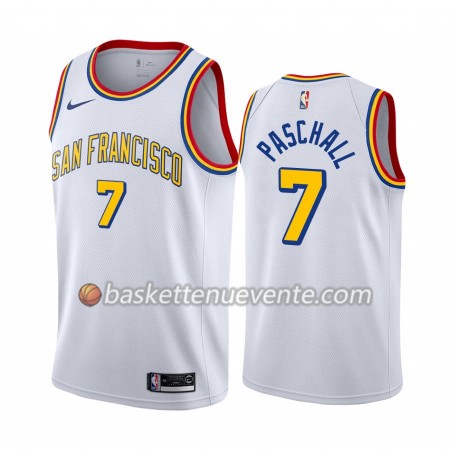 Maillot Basket Golden State Warriors Eric Paschall 7 2019-20 Nike Classic Edition Swingman - Homme